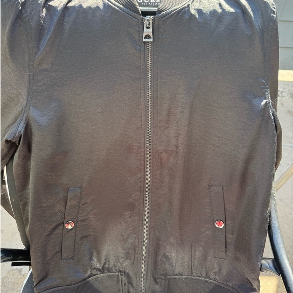 Beaded satin bomber jacket - Picture 6 of 7